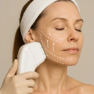 Woman having HI-FU to reduce wrinkles call LA LIPO Colchester Now!