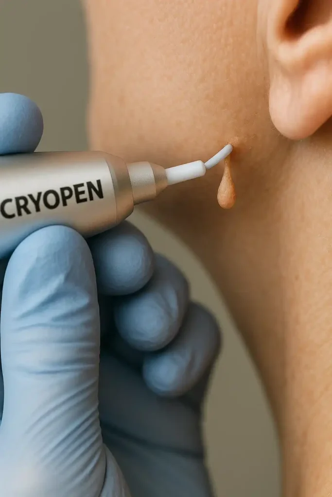 Cryopen for skin tags removal Colchester speak to our team today!