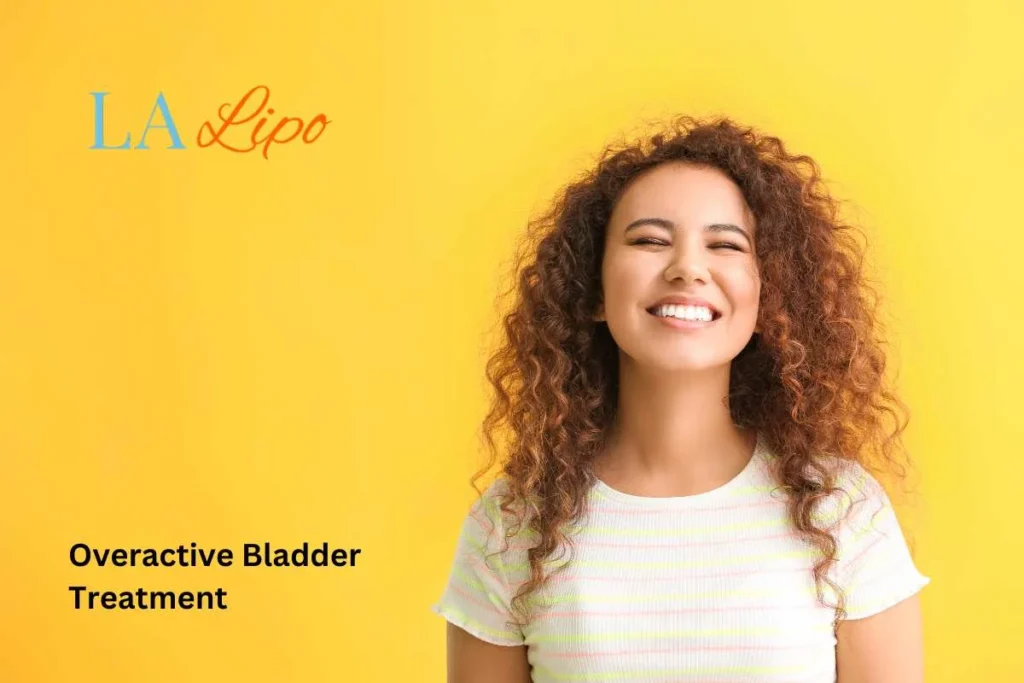 woman smiling about overactive bladder treatment Colchester solutions