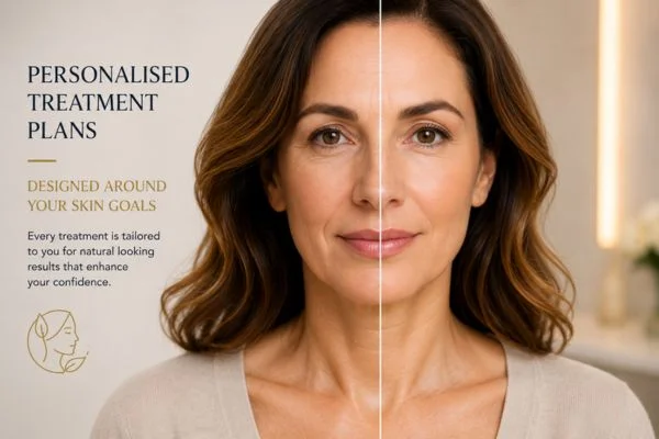 Before and after results of Collagen Lift Therapy Colchester